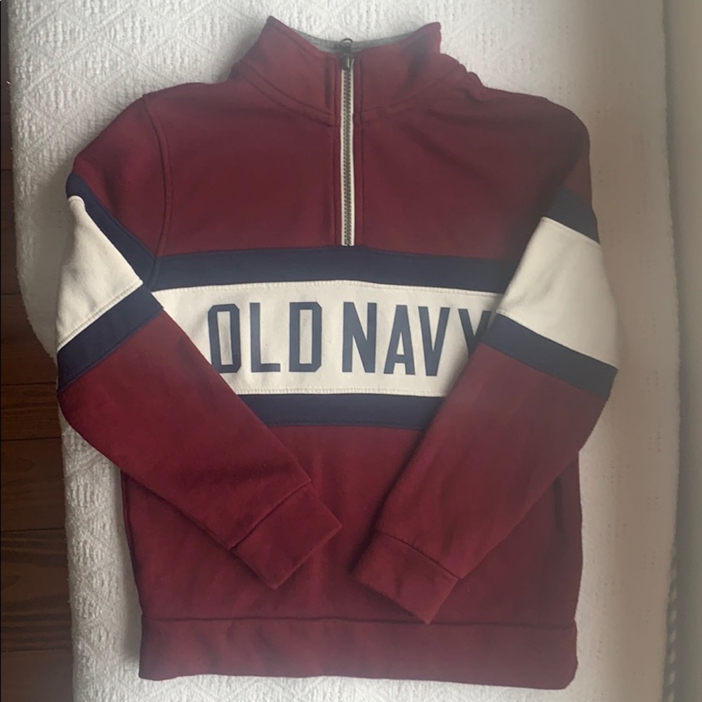 Boys Old Navy Half Zip Pull Over